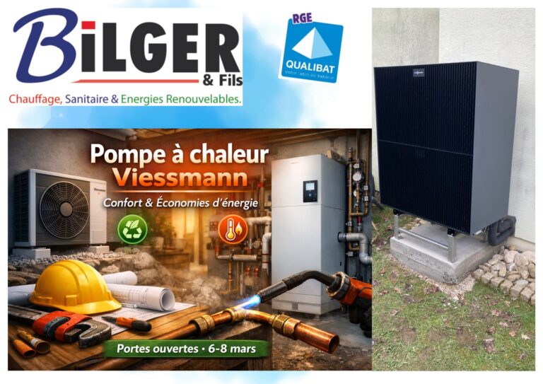 Pompe à chaleur installée en urgence à Hirtzbach
